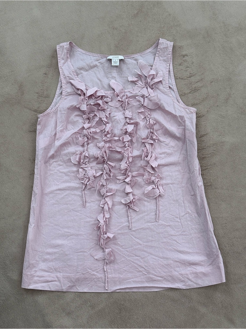 J. Crew Sleeveless Women’s size zero top - Picture 2 of 8